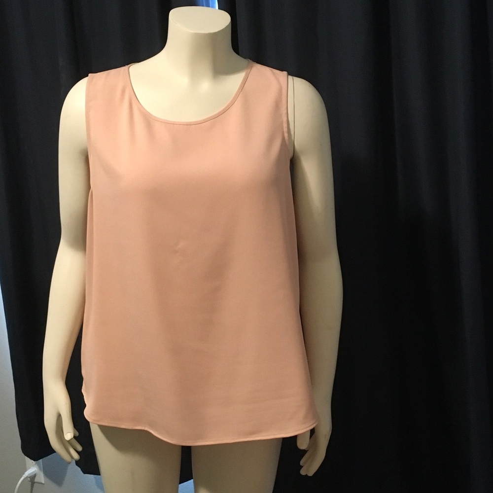 DR2 Blush Pink Sleeveless Chiffon Cami